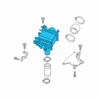 OEM 2017 Infiniti Q60 Charge Air Cooler Diagram - 14461-5CA1D