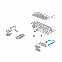 OEM 1997 Acura NSX Sensor, Oxygen Diagram - 36542-PR7-A01