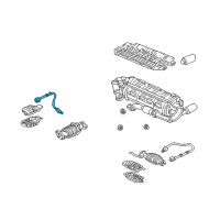 OEM 1997 Acura NSX Sensor, Front Oxygen Secondary Diagram - 36541-PR7-A01