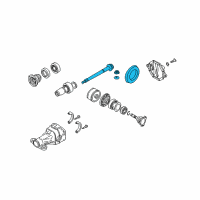 OEM 2014 Infiniti QX70 Gear Set-Final Drive Diagram - 38100-1F36A