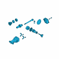 OEM Infiniti G37 Final Assembly Drive Diagram - 38301-EH39C