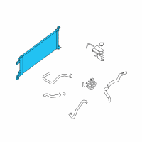 OEM Nissan Radiator Assembly-Sub Diagram - 21457-JA800