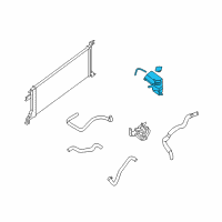 OEM 2011 Nissan Altima Tank Assy-Reserve Diagram - 21710-JA820