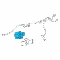 OEM 2020 Lexus LC500h Sensor, Ultrasonic Diagram - 89341-11010-B1