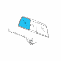 OEM 2007 Dodge Ram 1500 Channel-Sliding BACKLITE Diagram - 5179972AA