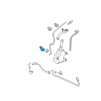 OEM 2009 Honda Ridgeline Motor, Washer (Front) Diagram - 76806-SJC-A01