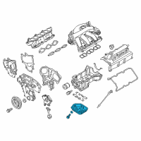 OEM 2013 Nissan Pathfinder Pan Assy Oil Diagram - 11110-JA10D