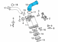 OEM 2022 BMW 750i xDrive Charge Air Line Diagram - 13-71-8-482-005