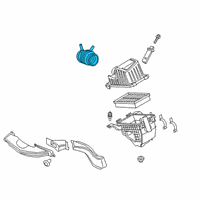 OEM 2019 Ford Transit Connect Intake Hose Diagram - KV6Z-9B659-B