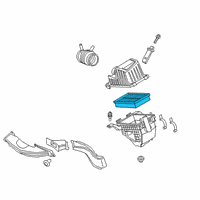 OEM 2019 Ford Transit Connect Filter Element Diagram - KV6Z-9601-A