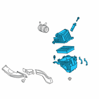 OEM Ford Transit Connect Air Cleaner Assembly Diagram - KV6Z-9600-B