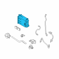 OEM 2012 Nissan Quest CANISTER Assembly E Diagram - 14950-1JA0A