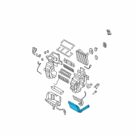 OEM 2006 Hyundai Accent Core & Seal Assembly-Heater Diagram - 97138-1E001