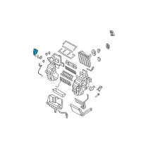 OEM 2006 Hyundai Accent Mode Actuator Diagram - 97154-1E000