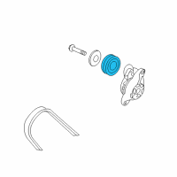 OEM 2014 Honda CR-Z Pulley, Idler Diagram - 31180-RBJ-003