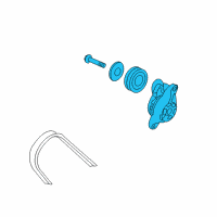 OEM Honda CR-Z Tensioner Assy., Auto Diagram - 31170-RBJ-003