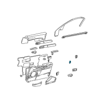 OEM 2001 Lincoln LS Lock Switch Diagram - XW4Z-14028-AA