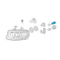 OEM 2008 Honda Element Socket (T10) Diagram - 34301-S1F-003