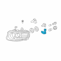 OEM 2006 Acura MDX Socket Diagram - 33102-S3V-A11