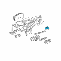 OEM Chevrolet Equinox Switch Asm-Hazard Warning Diagram - 15278008