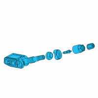 OEM Chevrolet Sensor Diagram - 13598787