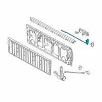 OEM 2011 Toyota Tacoma Lock Assembly Diagram - 65780-04032