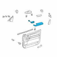 OEM Toyota Tundra Armrest Diagram - 74220-0C040-C0