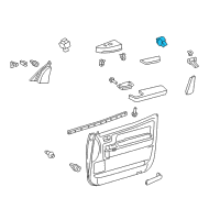 OEM Toyota Tundra Window Switch Diagram - 84820-0C050