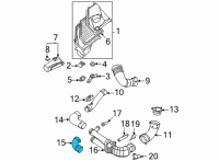 OEM BMW CHARGE AIR PIPE FOR CYLINDER Diagram - 13-71-8-054-840