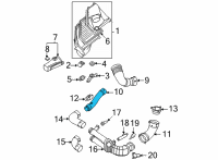 OEM 2022 BMW M4 CHARGE AIR TUBE Diagram - 13-71-8-054-841