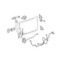 OEM Saturn Rod Asm-Front Side Door Locking Diagram - 15847370