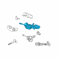 OEM 2003 Dodge Intrepid SHIFTER-Steering Column Diagram - 5069006AA