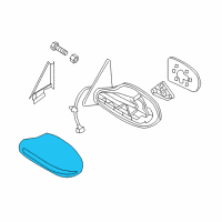 OEM 2008 Nissan Altima Mirror Assembly-Door, LH Diagram - 96302-JB13E