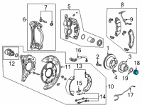 OEM 2022 Chevrolet Silverado 3500 HD ABS Ring Diagram - 84757387