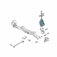 OEM 2003 Chevrolet Impala Spring Diagram - 10391596