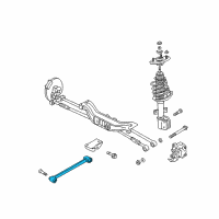 OEM 2006 Chevrolet Impala Trailing Arm Diagram - 25990164