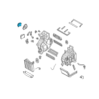 OEM Kia Rio5 Mode Actuator Diagram - 971541G000