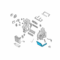 OEM 2011 Kia Rio Core Assembly-Heater Diagram - 971381G000