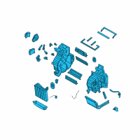 OEM Kia Heater & EVAPORATOR Diagram - 972051G200
