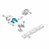 OEM 2015 Ford F-150 Mount Bracket Diagram - FL3Z-6038-D