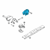 OEM 2019 Ford F-150 Transmission Mount Diagram - JL3Z-6068-D