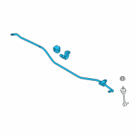 OEM 2014 Hyundai Genesis Bar Assembly-Rear Stabilizer Diagram - 55510-3M600
