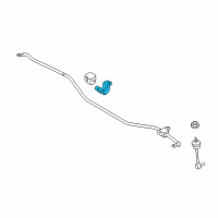 OEM Hyundai Genesis Bracket-Stabilizer Bar Diagram - 55514-3M200
