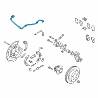 OEM 2016 Nissan Leaf Sensor Assembly Anti Ski, Rear Diagram - 47900-3NA1A