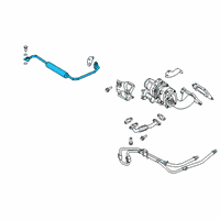 OEM 2020 Kia K900 Pipe & Hose Assembly-TURBOCHANGER Diagram - 282403L100