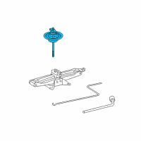 OEM 2012 Toyota Avalon Spare Carrier Diagram - 51900-33030