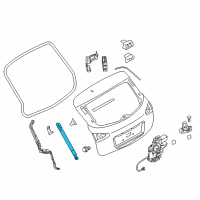 OEM 2014 Infiniti QX70 Drive Assembly Power Back Door Diagram - 90560-3FY0B