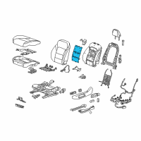 OEM Chevrolet Traverse Element Diagram - 13518731