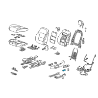 OEM Buick LaCrosse Seat Switch Knob Diagram - 26200583