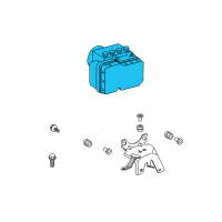 OEM Scion Actuator Assembly Diagram - 44050-52800